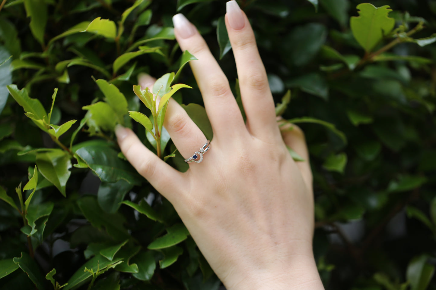 Star Flecked Night Ring Stack